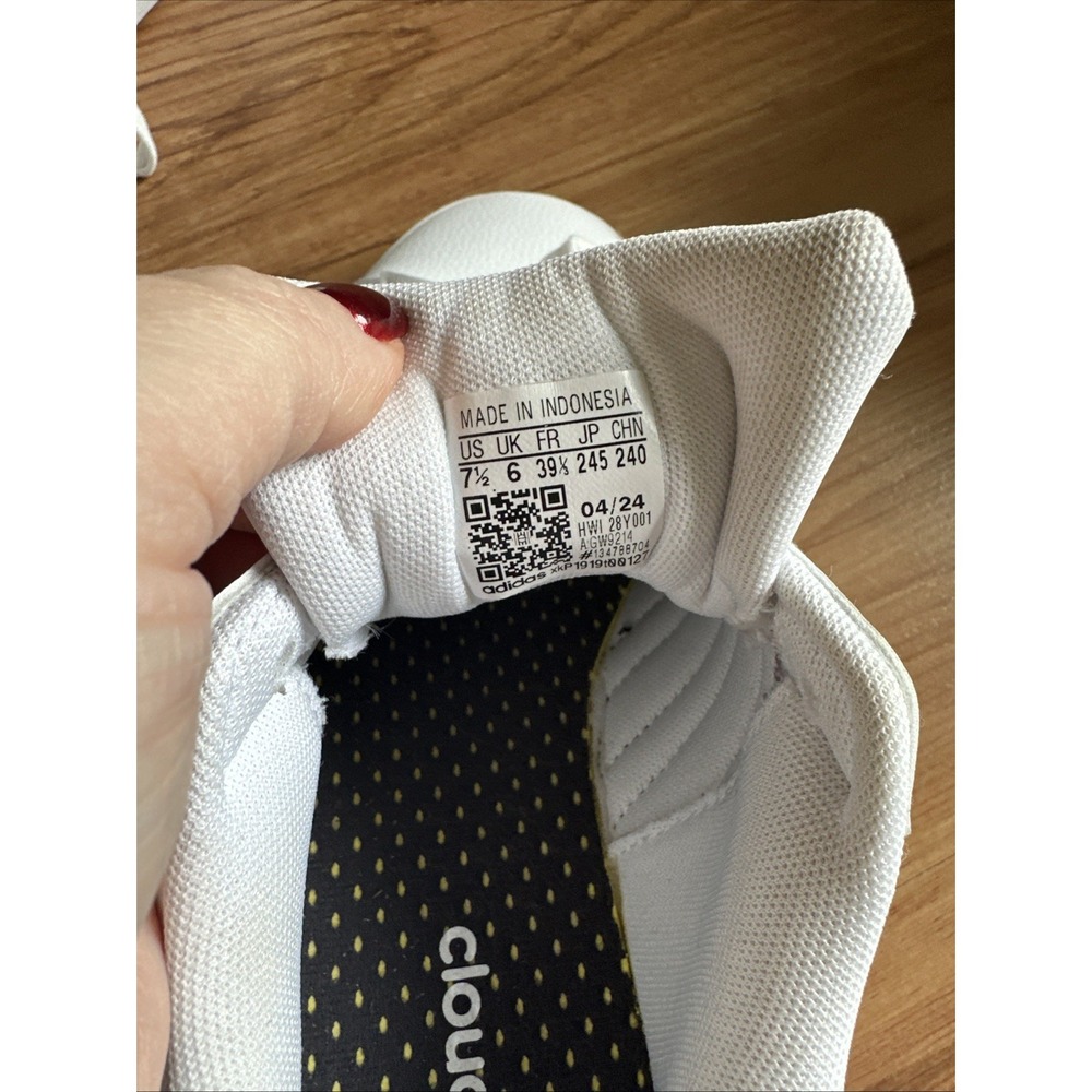 adidas Grand Court 2.0 Women's Sneakers Size 7.5 White Black GW9214 - Picture 6 of 6